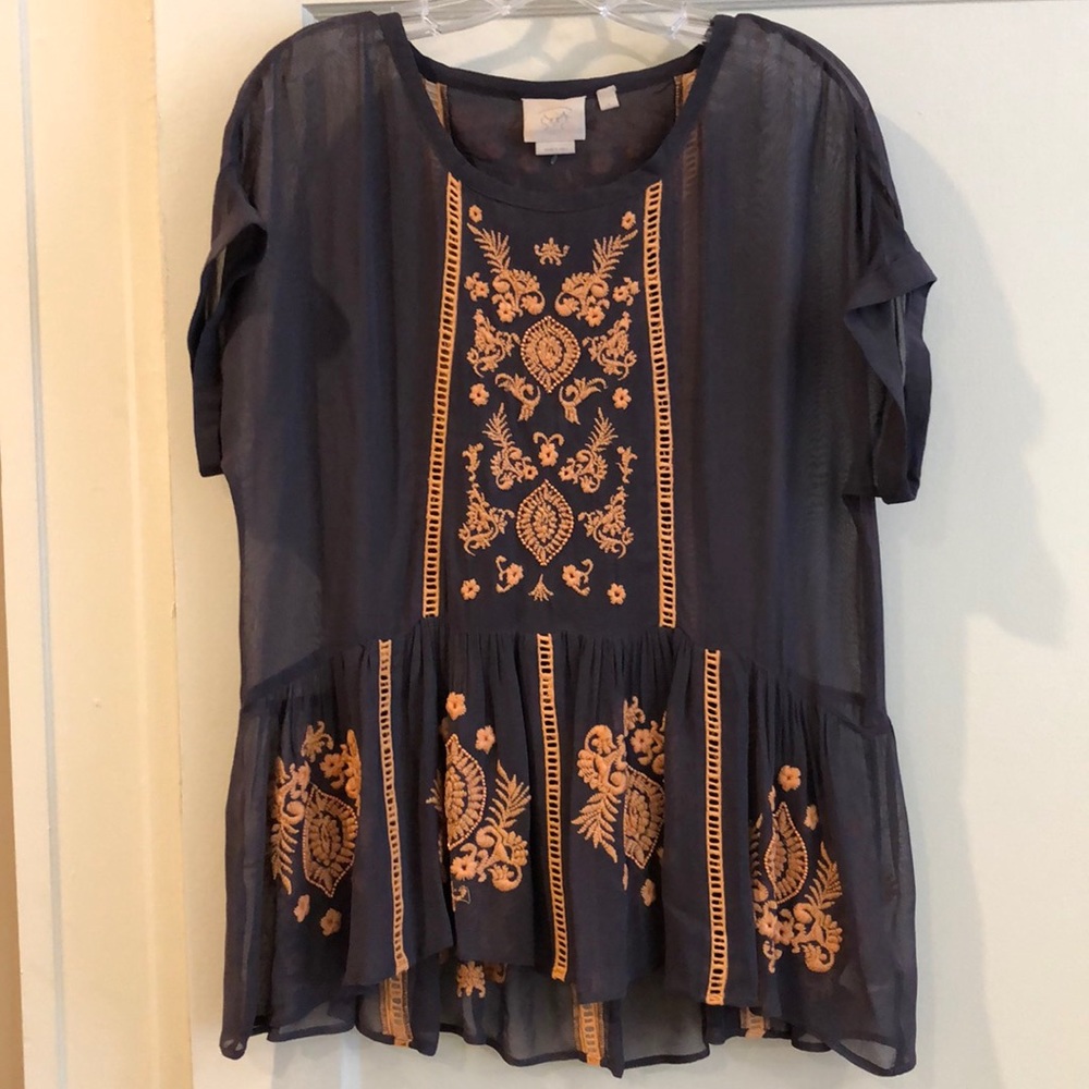 Anthropologie top. Size S.